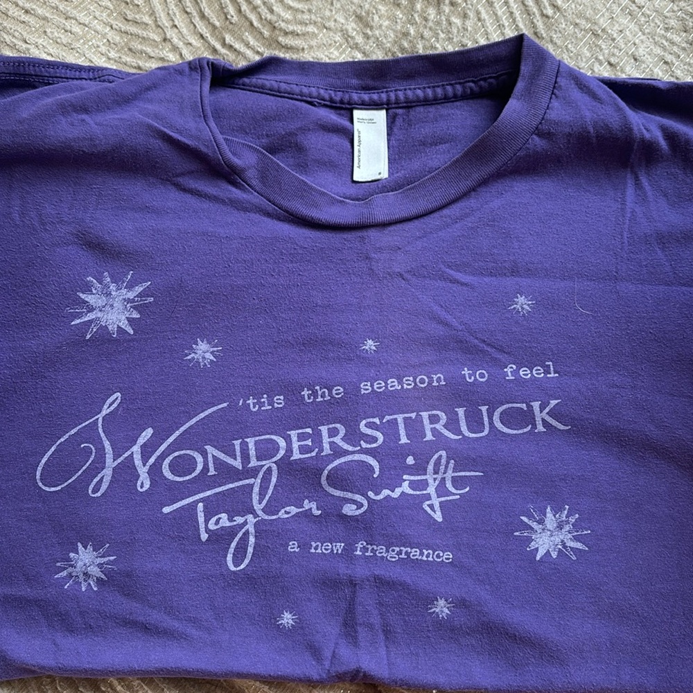Taylor swift wonderstruck perfume shirt vintage